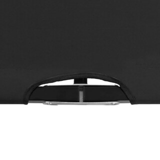 Foto 6 | Tumbona Vidaxl Plegable Para Dos Personas Con Estructura De Acero Negro - Venta Internacional.