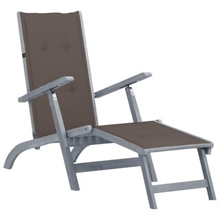 Foto 1 | Tumbona De Patio Vidaxl Con Respaldo Ajustable - Venta Internacional.