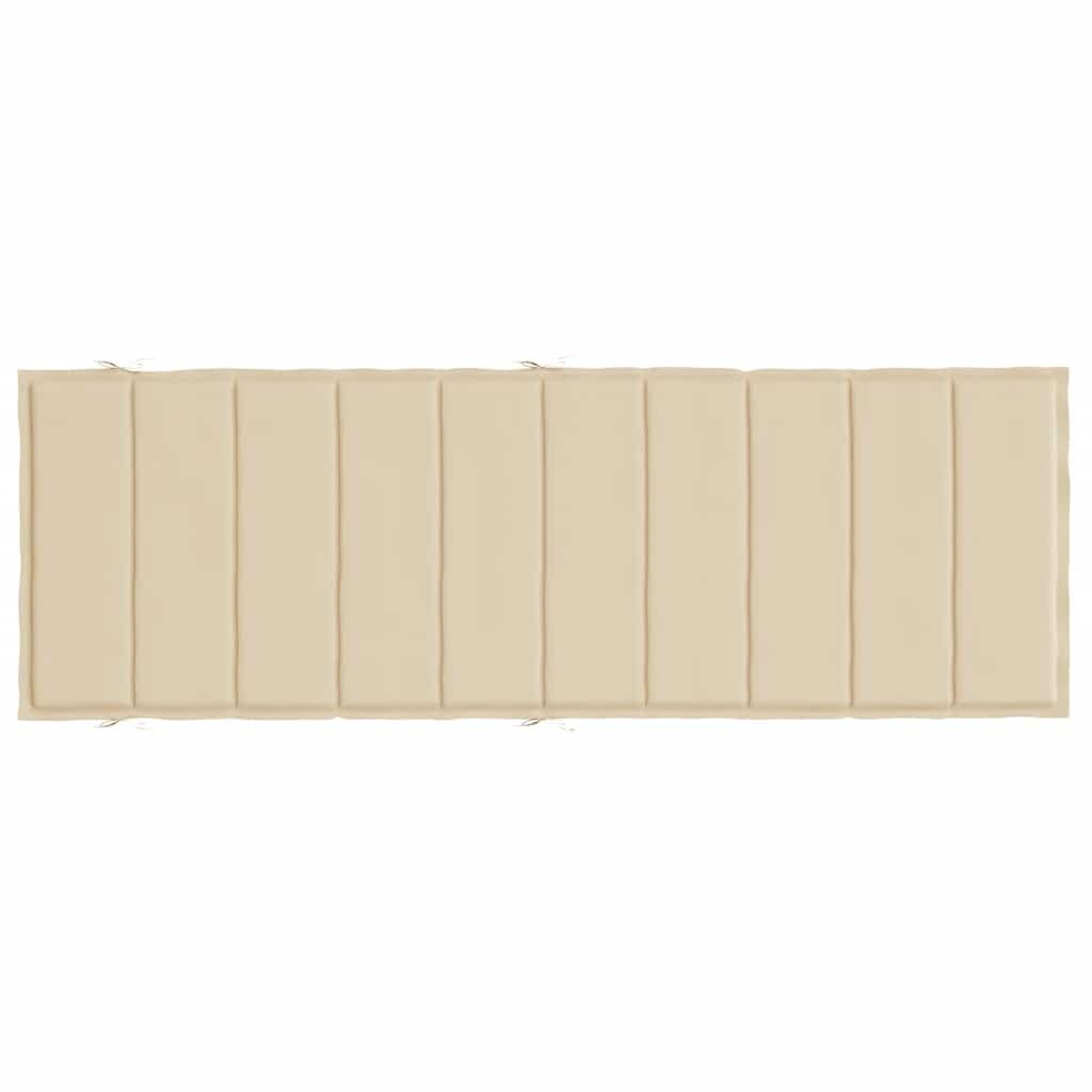 Foto 4 pulgar | Cojín Para Tumbona Vidaxl  Cómodo  Beige  Resistente A La Intemperie - Venta Internacional.