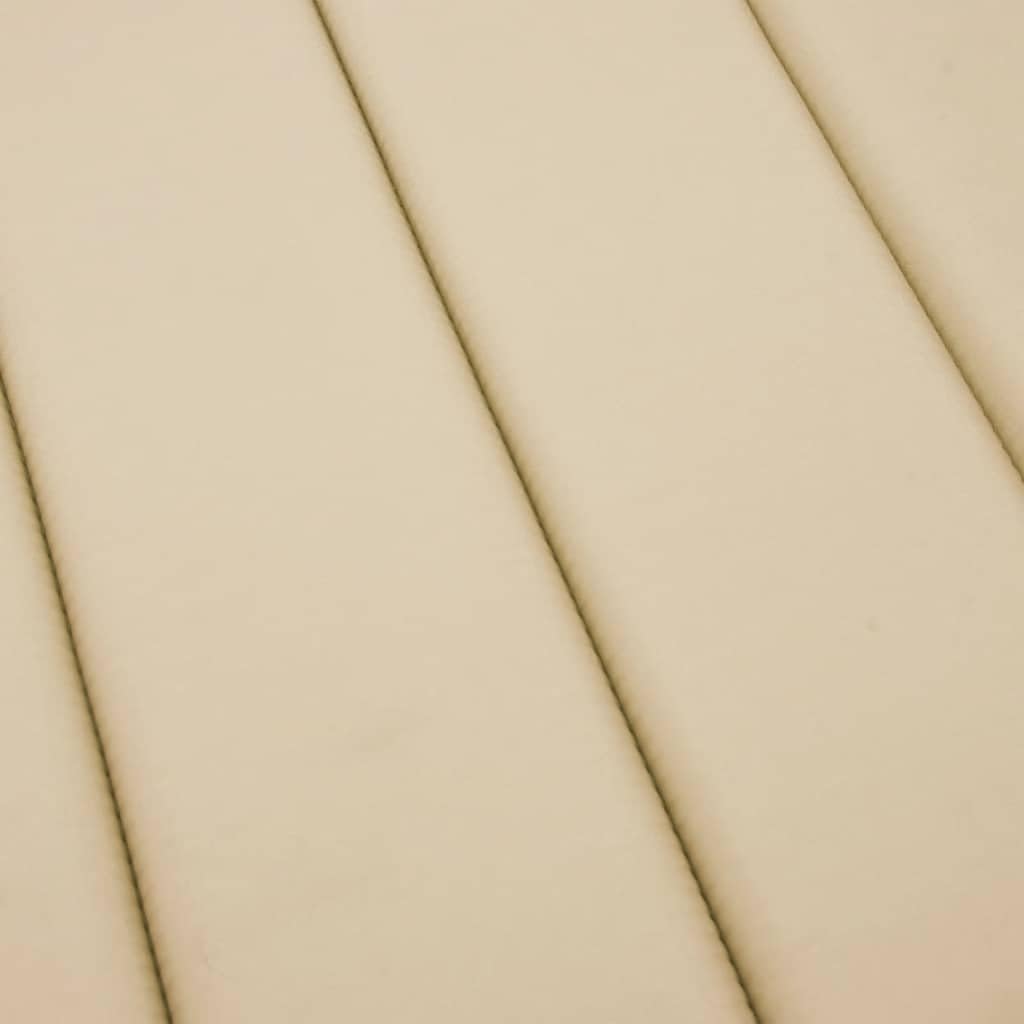 Foto 5 pulgar | Cojín Para Tumbona Vidaxl  Cómodo  Beige  Resistente A La Intemperie - Venta Internacional.
