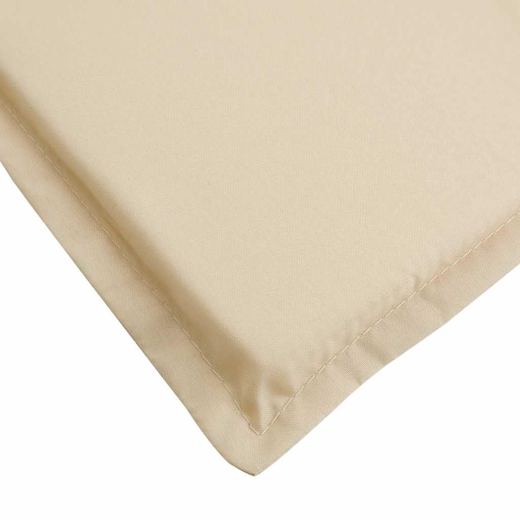 Foto 7 pulgar | Cojín Para Tumbona Vidaxl  Cómodo  Beige  Resistente A La Intemperie - Venta Internacional.