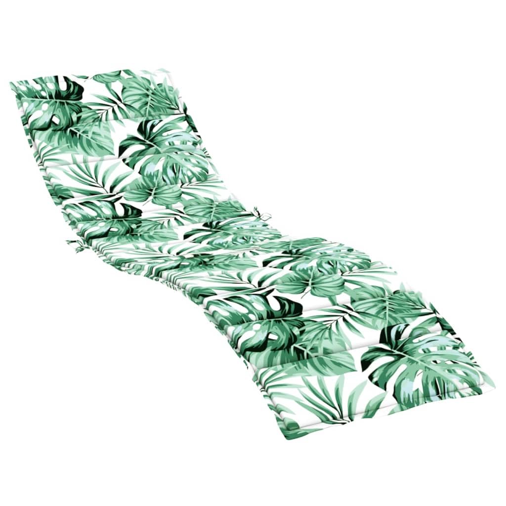 Foto 2 pulgar | Cojín para Camastro VidaXL Tela Oxford con Estampado de Hojas Verde - Venta Internacional