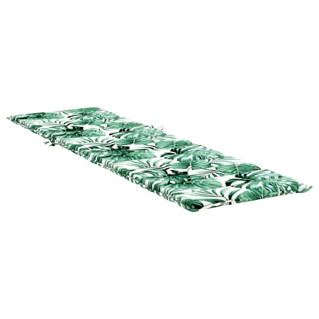 Foto 5 pulgar | Cojín para Camastro VidaXL Tela Oxford con Estampado de Hojas Verde - Venta Internacional
