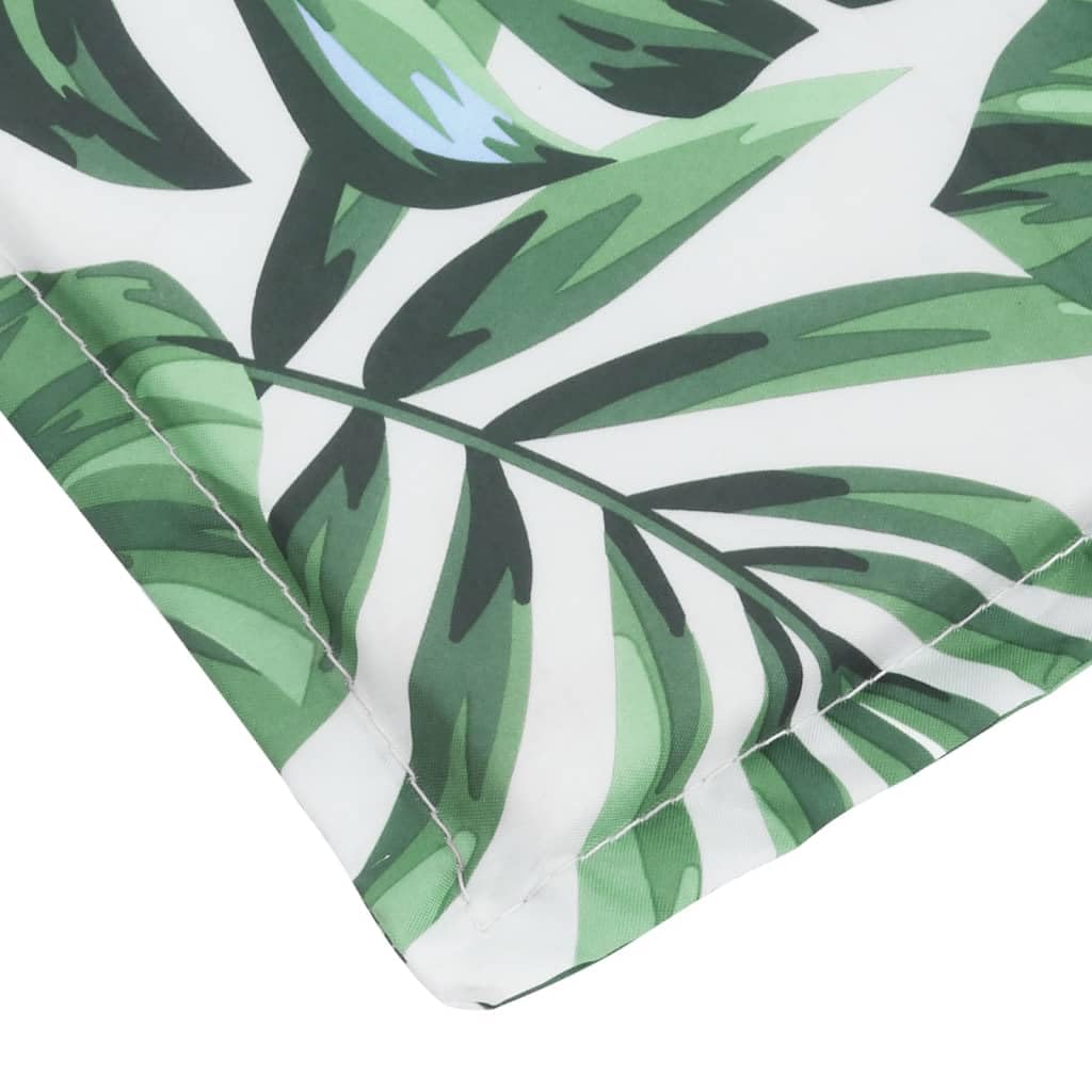 Foto 8 pulgar | Cojín para Camastro VidaXL Tela Oxford con Estampado de Hojas Verde - Venta Internacional