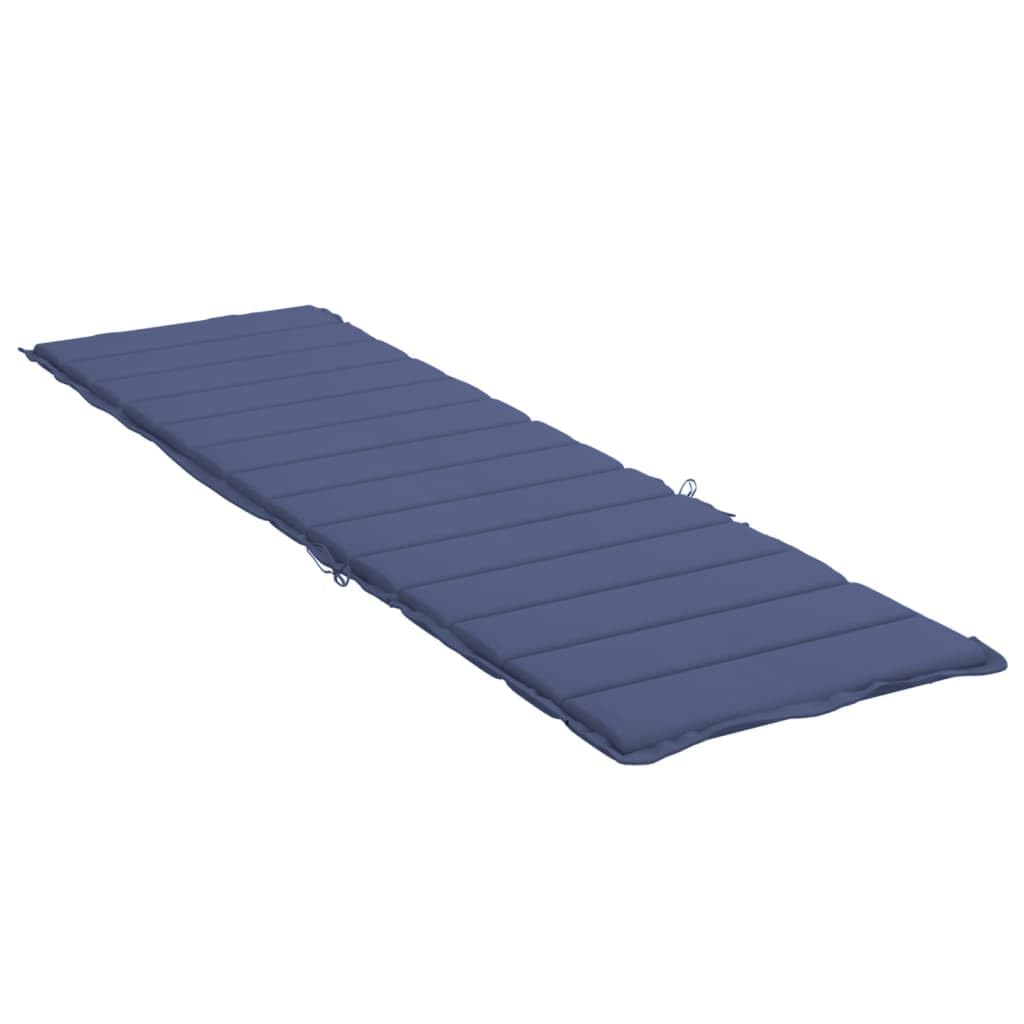 Foto 5 pulgar | Cojín Para Tumbona Vidaxl  Acolchado De Espuma Y Fibra  Color Azul Marino - Venta Internacional.