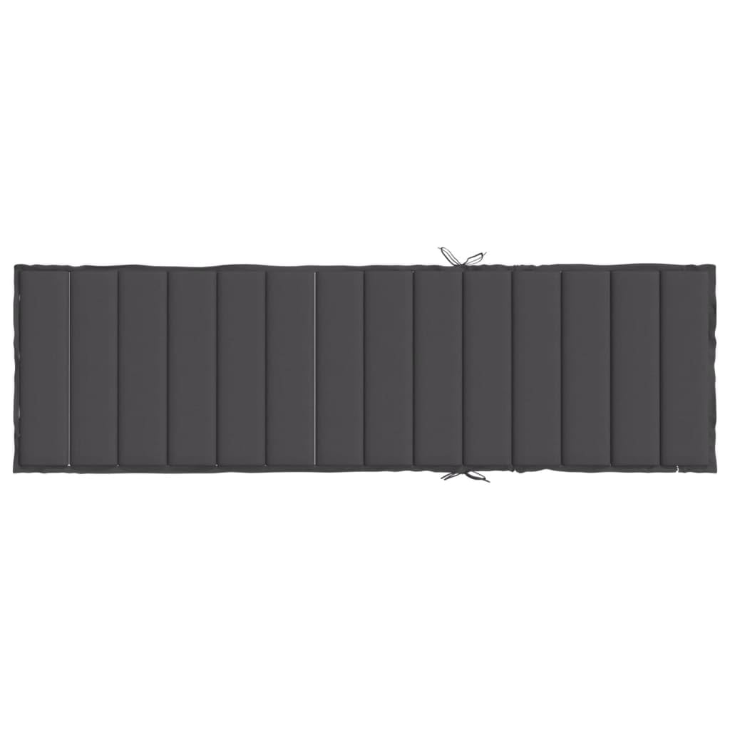 Foto 6 pulgar | Cojín Para Tumbona Vidaxl 200  Melange  Antracita  79 X 50 X 4 Cm - Venta Internacional.
