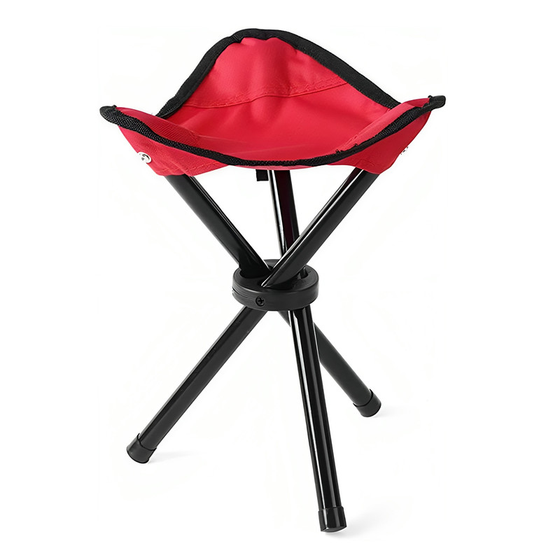 Banco Plegable Triangular Hiperware Rojo