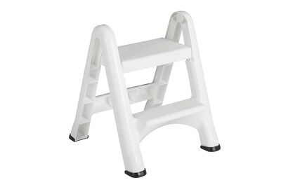 Foto 1 | Taburete Plegable Rubbermaid, Dos Escalones, 14 Pulgadas De Alto, Blanco - Venta Internacional.