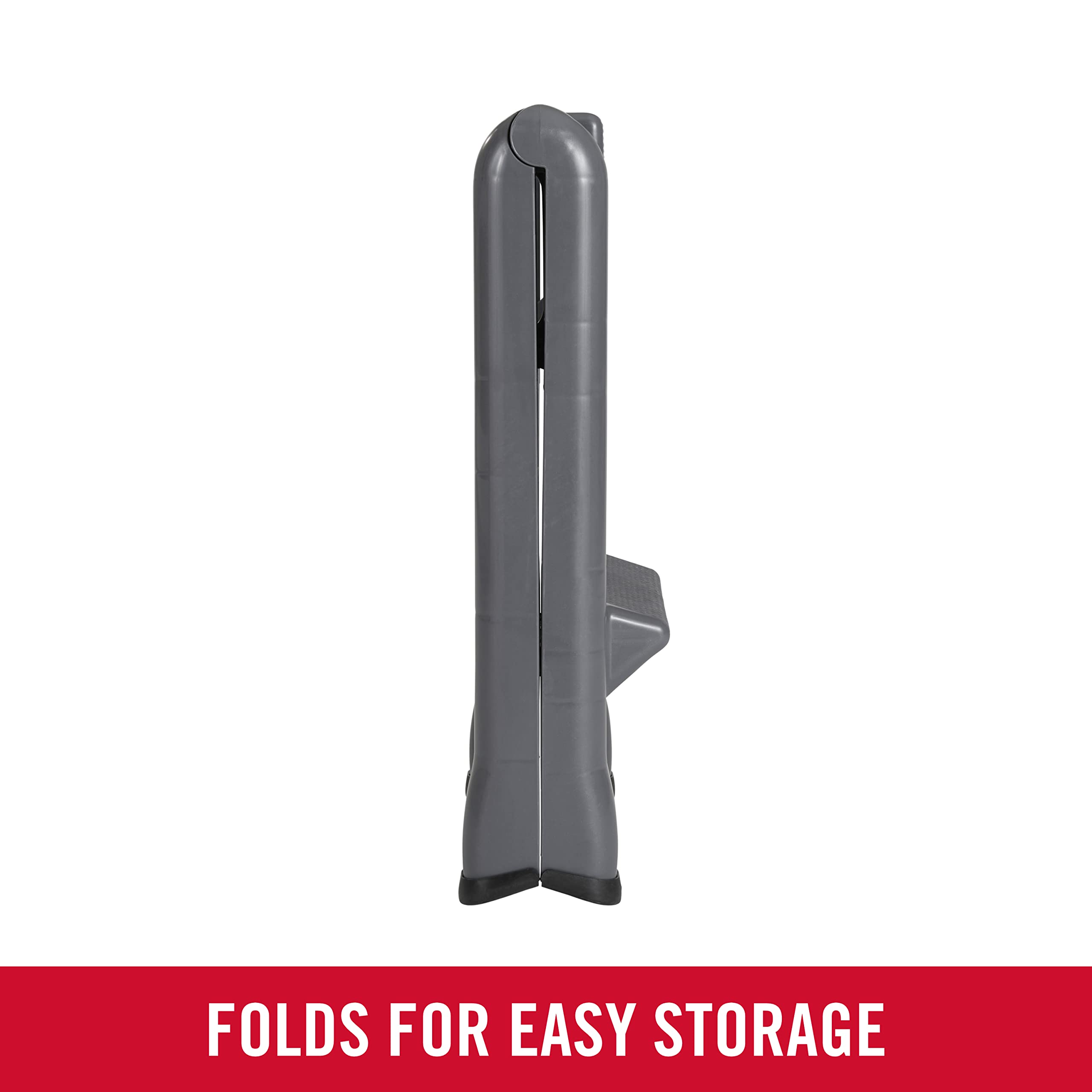 Foto 6 | Taburete Plegable Rubbermaid, Dos Escalones, 14 Pulgadas De Alto, Gris - Venta Internacional.