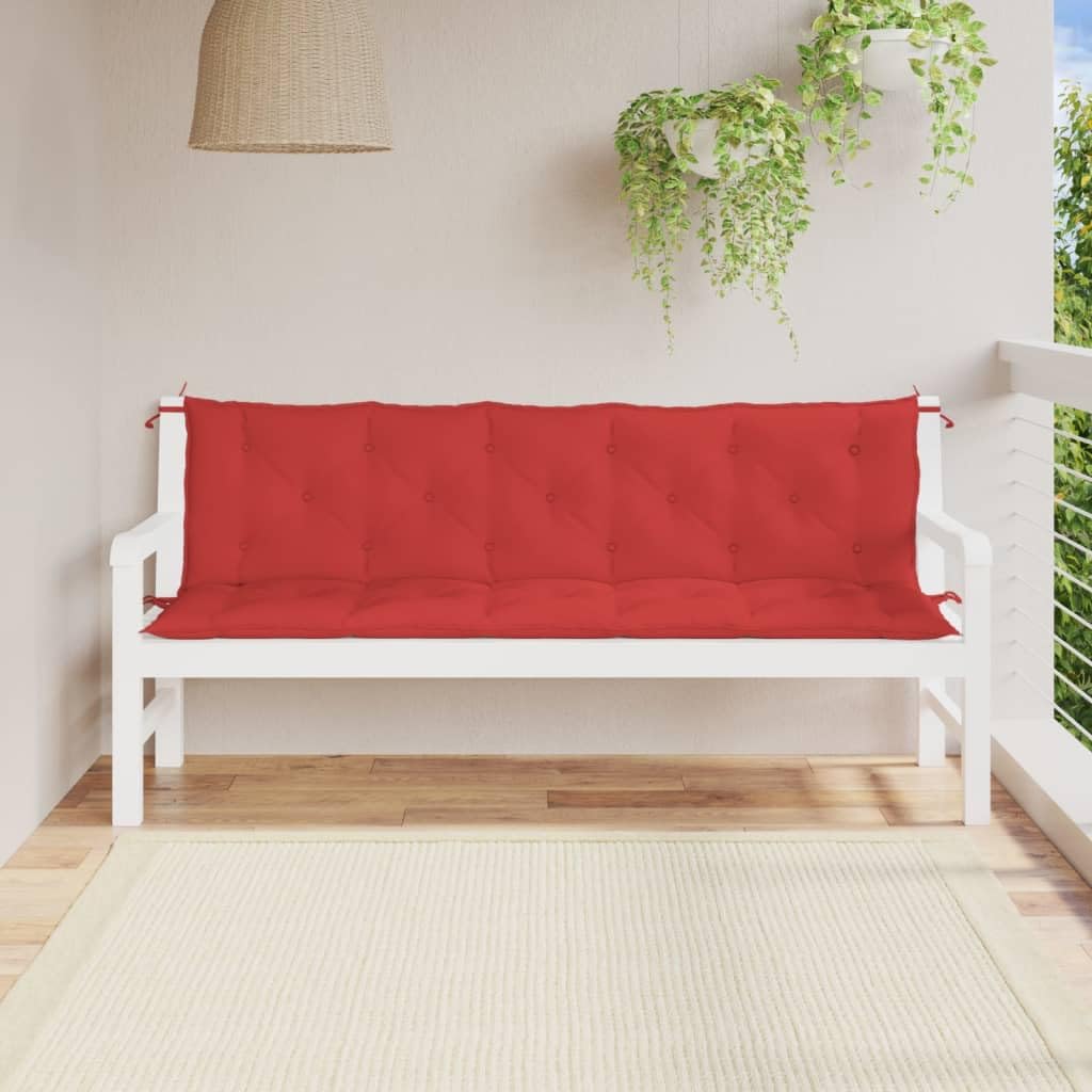 Foto 6 pulgar | Cojines para Banco Rojo 180 x 50 x 7 cm - Venta Internacional