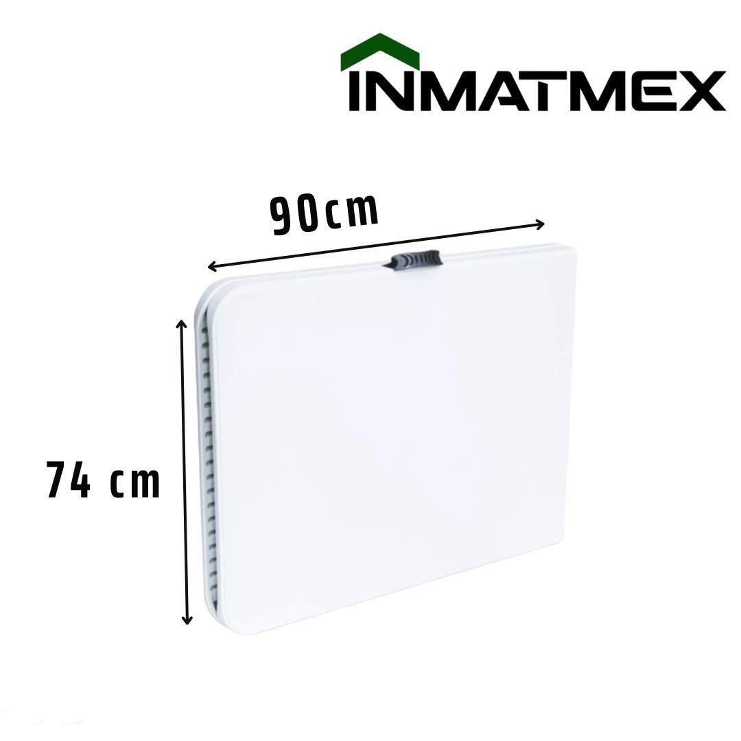 Foto 4 pulgar | Mesa Plegable Inmatmex Blanca 4 piezas