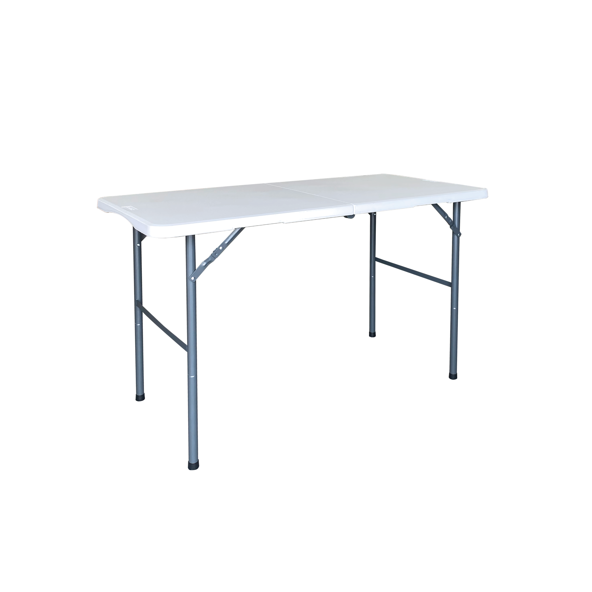 Mesa Plegable de Plástico Styrka Blanco Tipo Portafolio 1.20 m