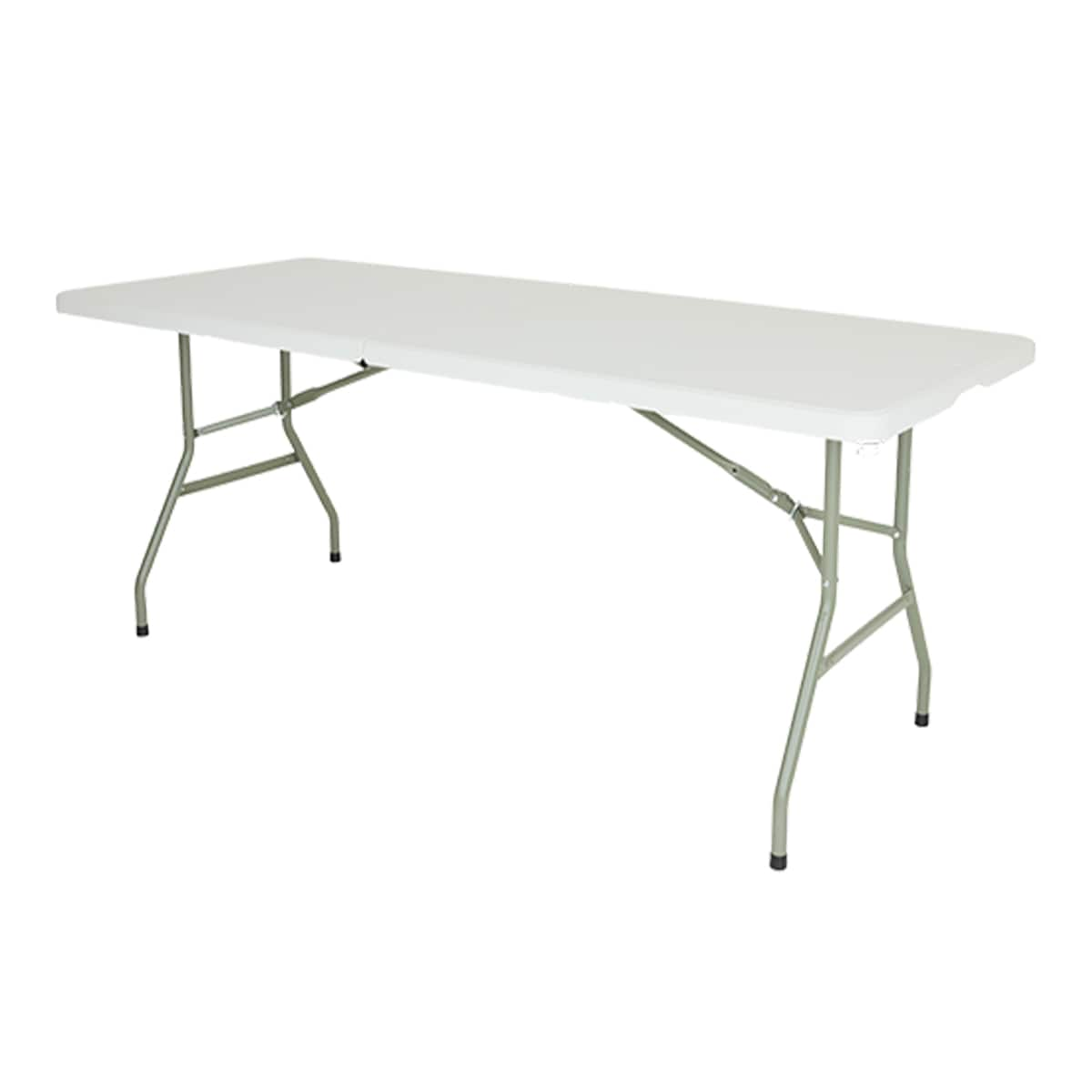 Mesa Plegable De Fiesta Gaon Legacy Hdpe02 Blanca Plegable 