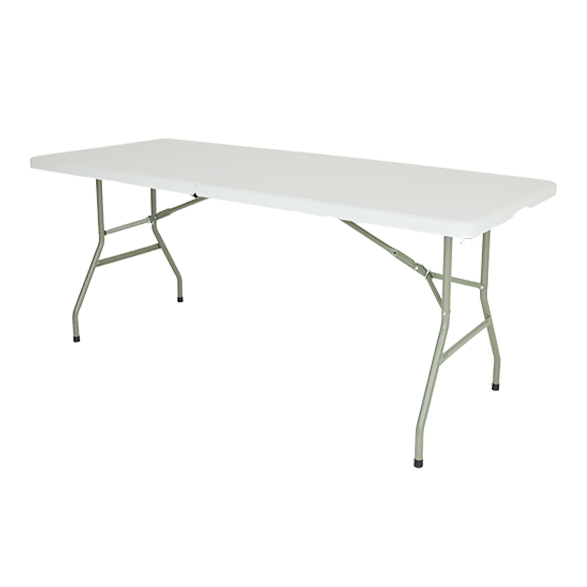 Mesa Plegable De Fiesta Gaon Legacy Hdpe02 Blanca Plegable