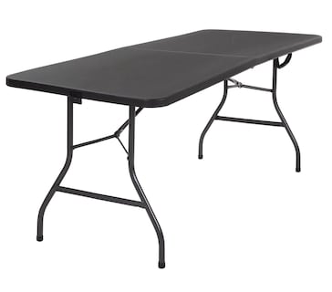 Foto 1 | Mesa Plegable 1.80 M Portátil Negro