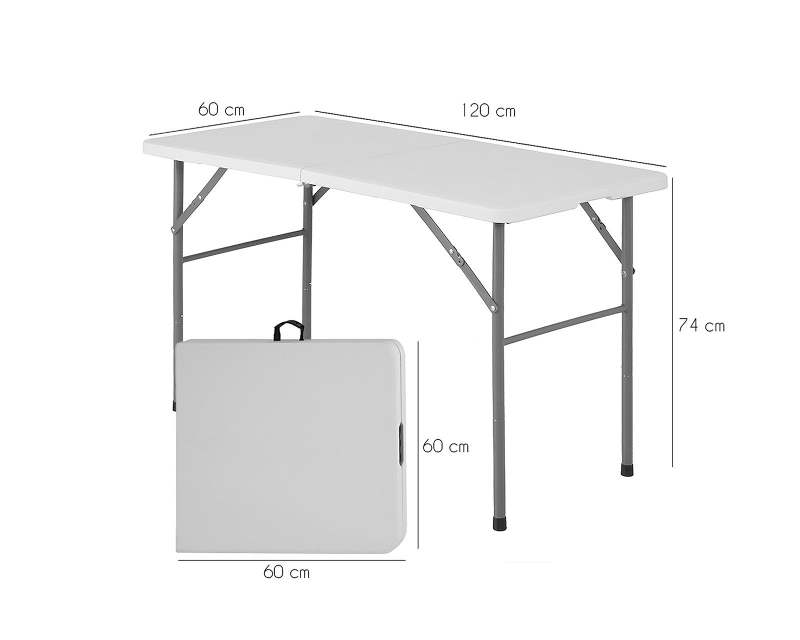 Foto 2 | Mesa Tablon Altura Ajustable 1.20