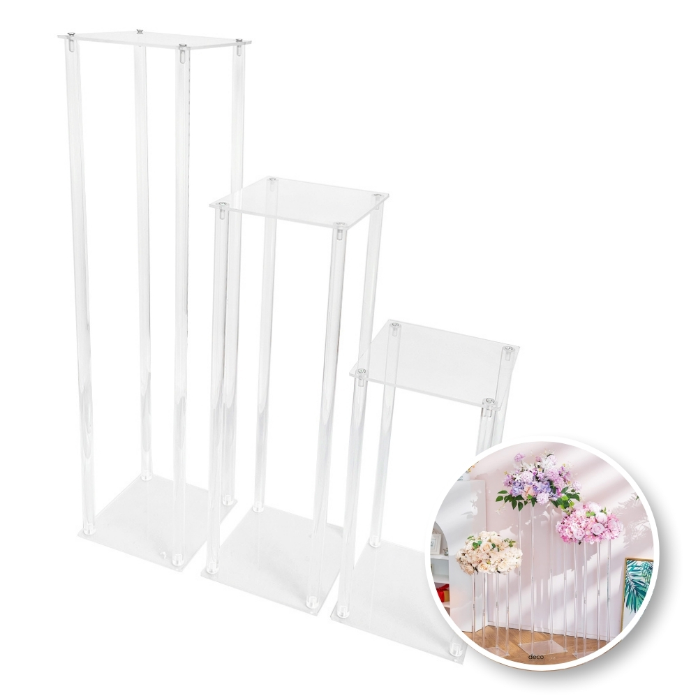 Set De Mesas Acrílicas Para Decoración De Casa Y Eventos