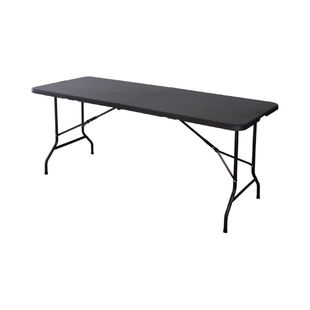 Mesa Plegable 180 Cm Negro