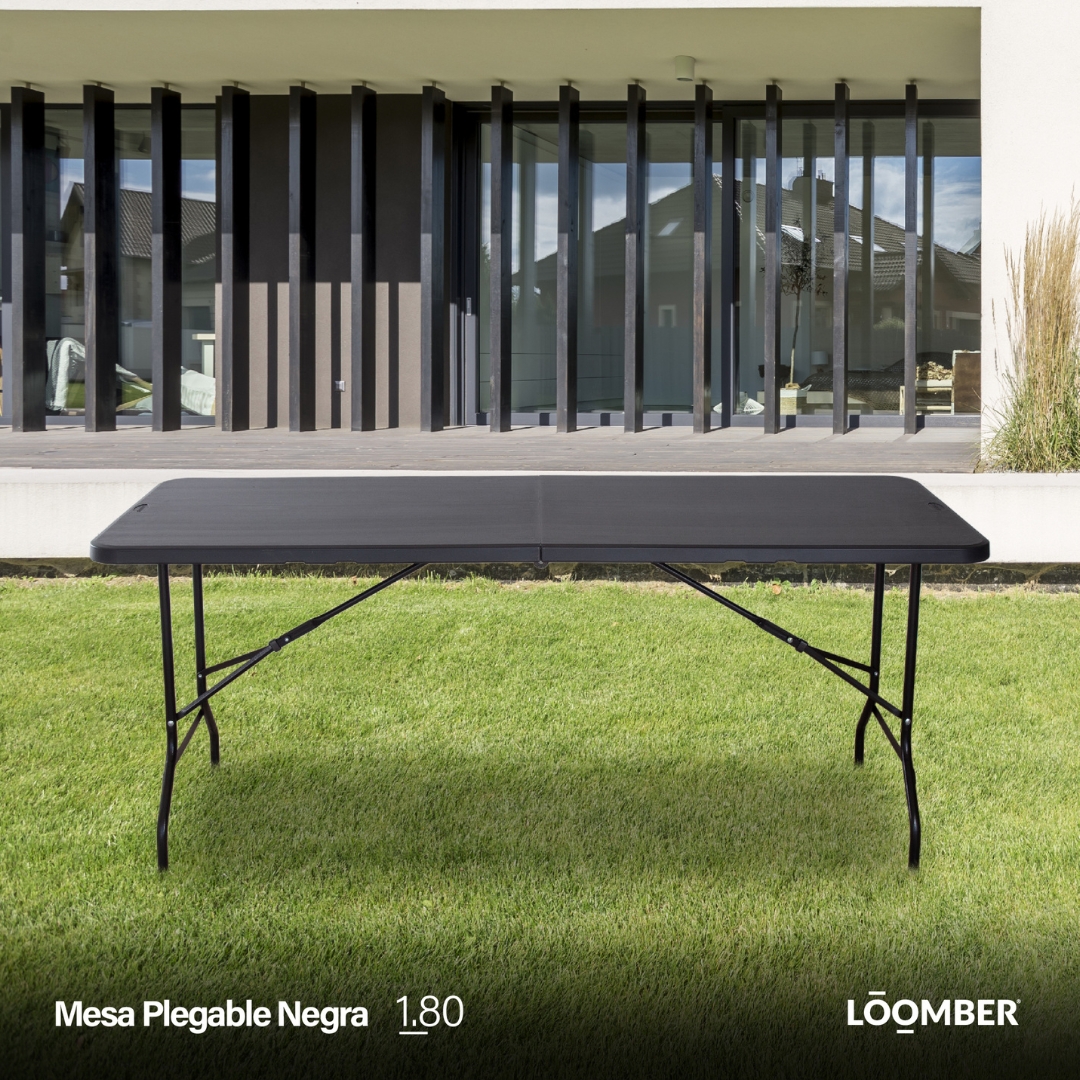 Foto 5 | Mesa Plegable 180 Cm Negro