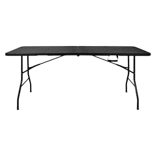 Foto 1 | Mesa Portafolio Plegable Jardimex 180 cm Tipo Madera Plástico Negro