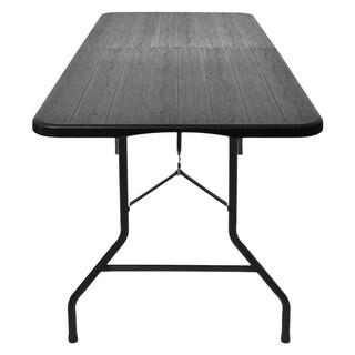 Foto 4 | Mesa Portafolio Plegable Jardimex 180 cm Tipo Madera Plástico Negro