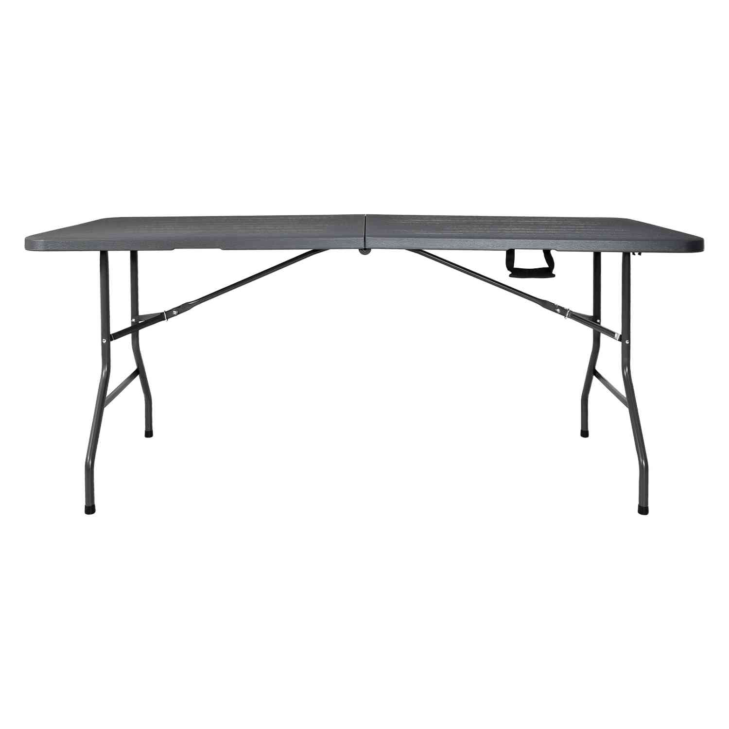 Foto 2 pulgar | Mesa Portafolio Plegable Jardimex 180 cm Tipo Madera Plástico Gris