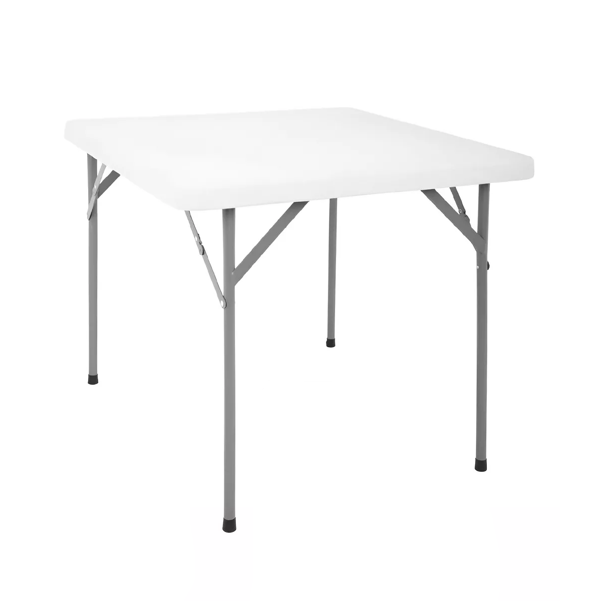 Mesa Plegable Cuadrada Plástico Eo Safe Imports Esi-17737 Blanco