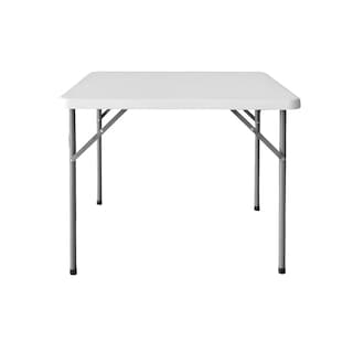 Foto 4 | Mesa Plegable Cuadrada Plástico Eo Safe Imports Esi-17737 Blanco