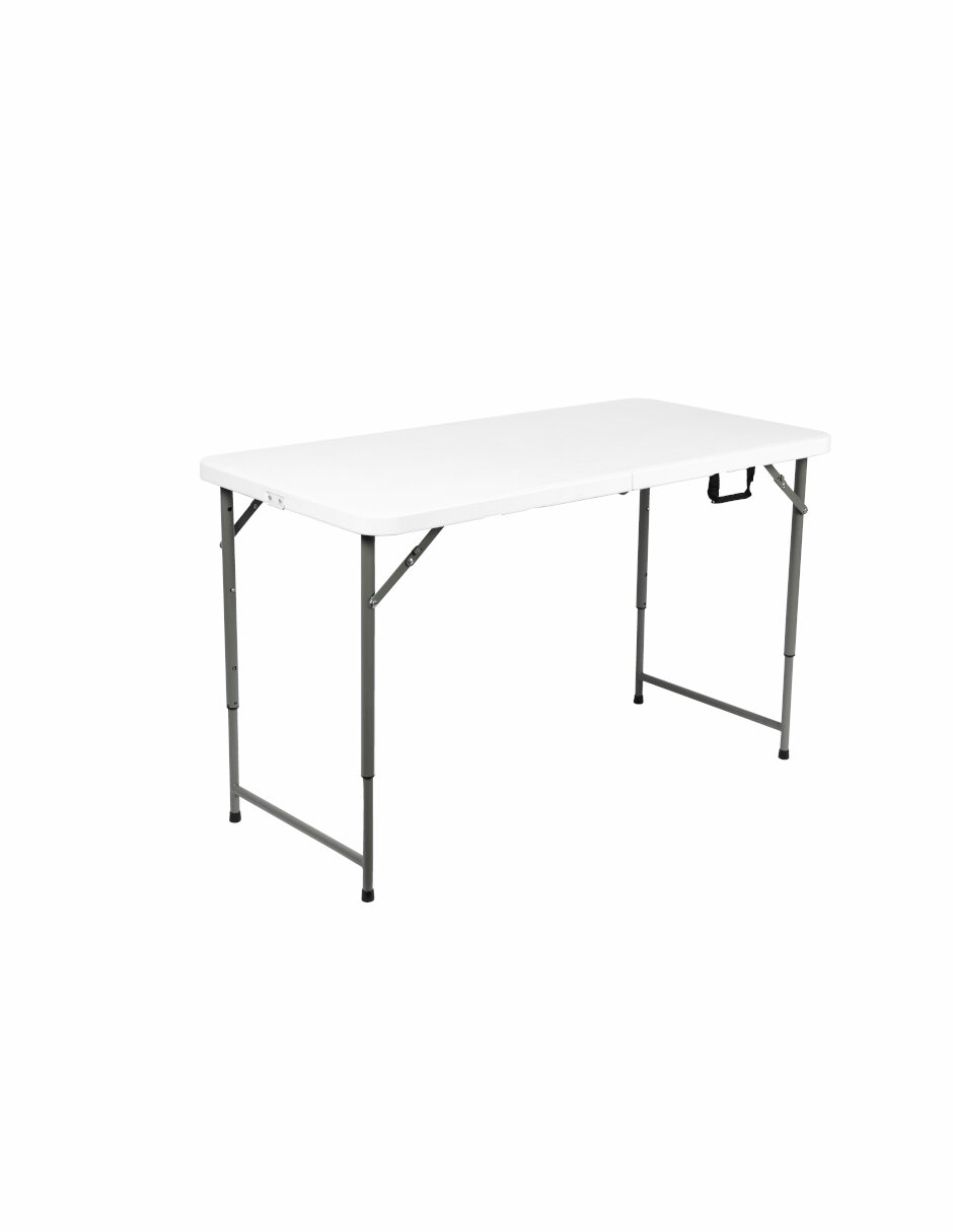 Foto 6 | Mesa Tablon Plegable Jardín Exterior Portátil Portafolio 122cm Color Blanco