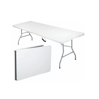 Foto 1 | Mesa Plegable Portátil 2.40m De Plástico Tipo Portafolio