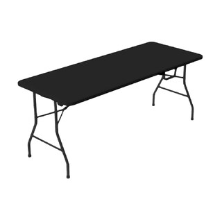 Foto 1 | Mesa Plegable Plástico Tipo Portafolio 1.80m Portátil Jardín Negro