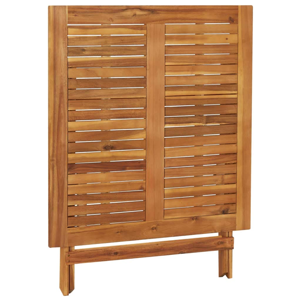 Foto 6 pulgar | Mesa De Patio Vidaxl, Madera Maciza De Acacia, Plegable, 90 X 90 X 75 Cm - Venta Internacional.