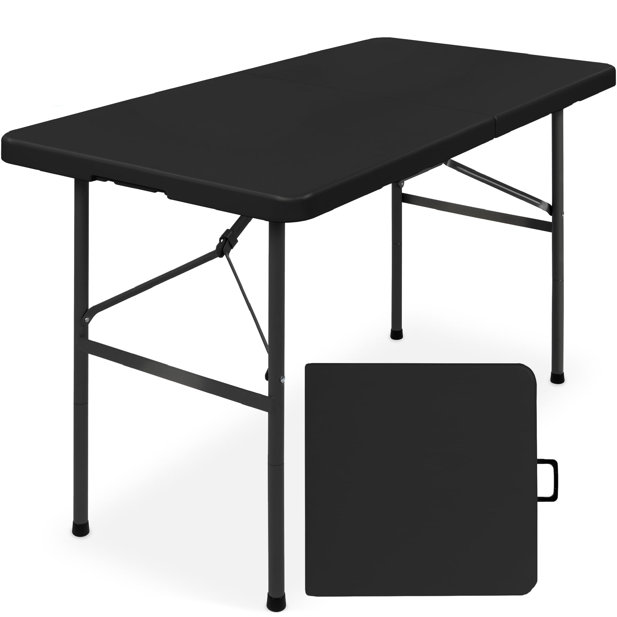 Mesa Plegable Best Choice Products De Plástico De 4 Pies Con Asa - Venta Internacional.