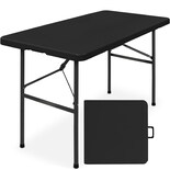 Mesa Plegable Best Choice Products De Plástico De 4 Pies Con Asa - Venta Internacional.