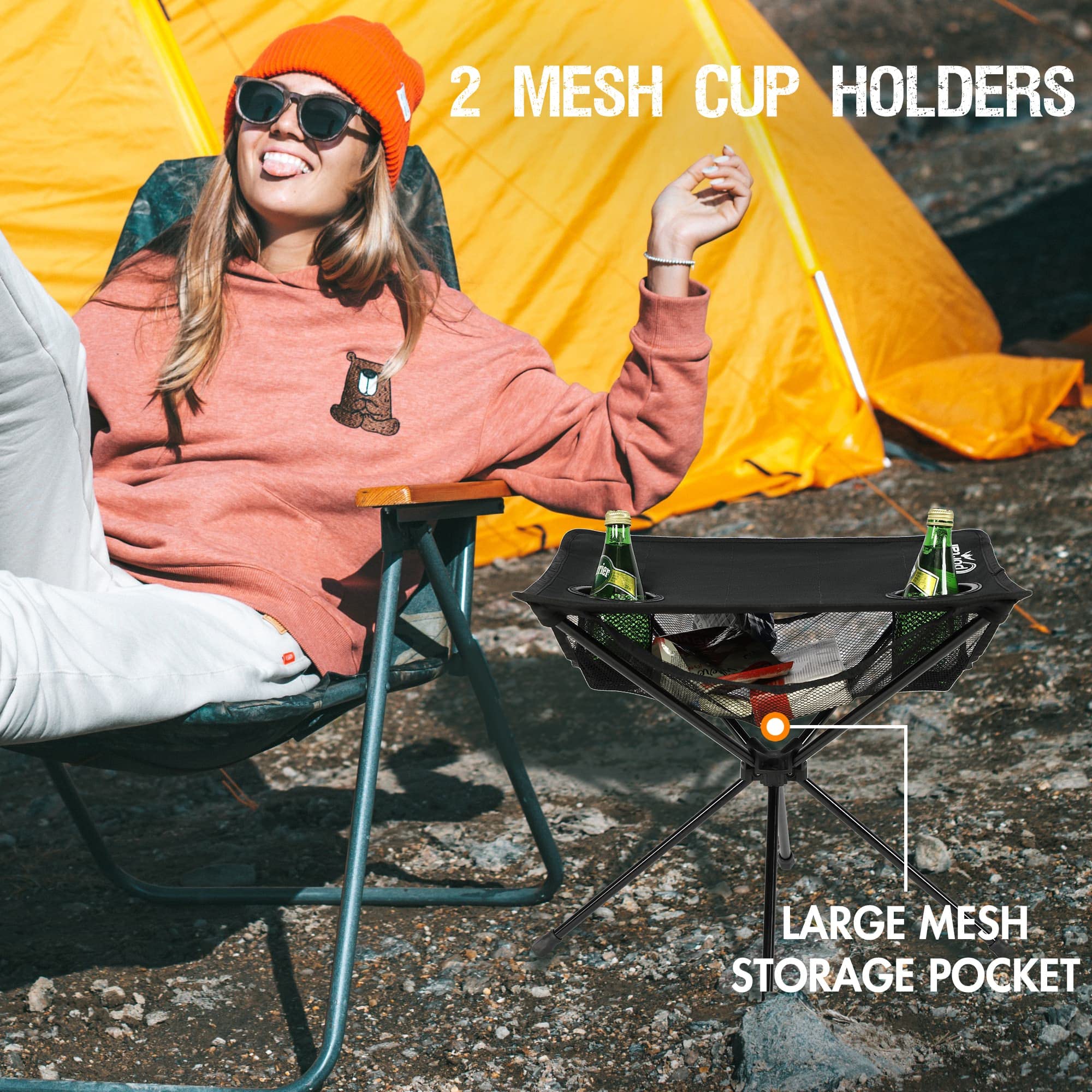 Foto 4 | Mesa De Camping Portal Ultralight Compact Aluminium Black - Venta Internacional.
