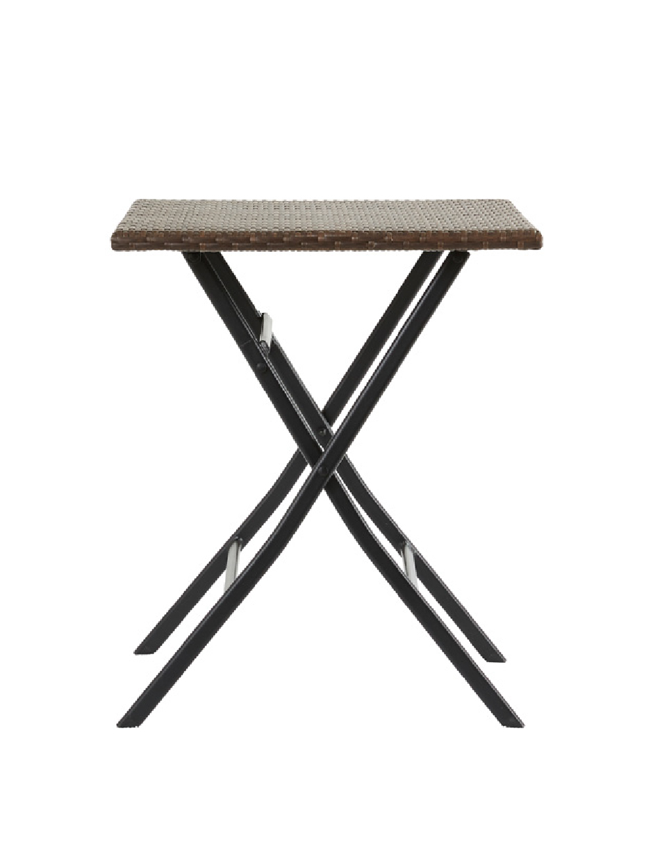 Foto 6 | Naterial Mesa De Comedor Plegable Tipo Ratán De Aluminio Apta Para Exterior, Modelo Zena