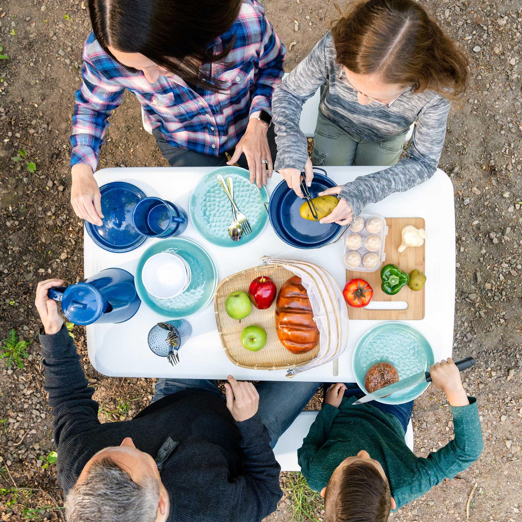 Foto 5 pulgar | Mesa De Picnic De 1.06m Con 2 Bancas Lifetime