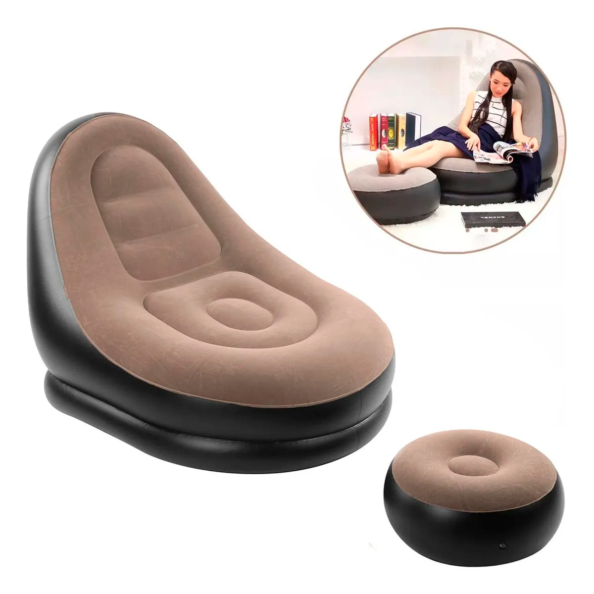 Foto 1 | Sillón Inflable Kimhi Portátil