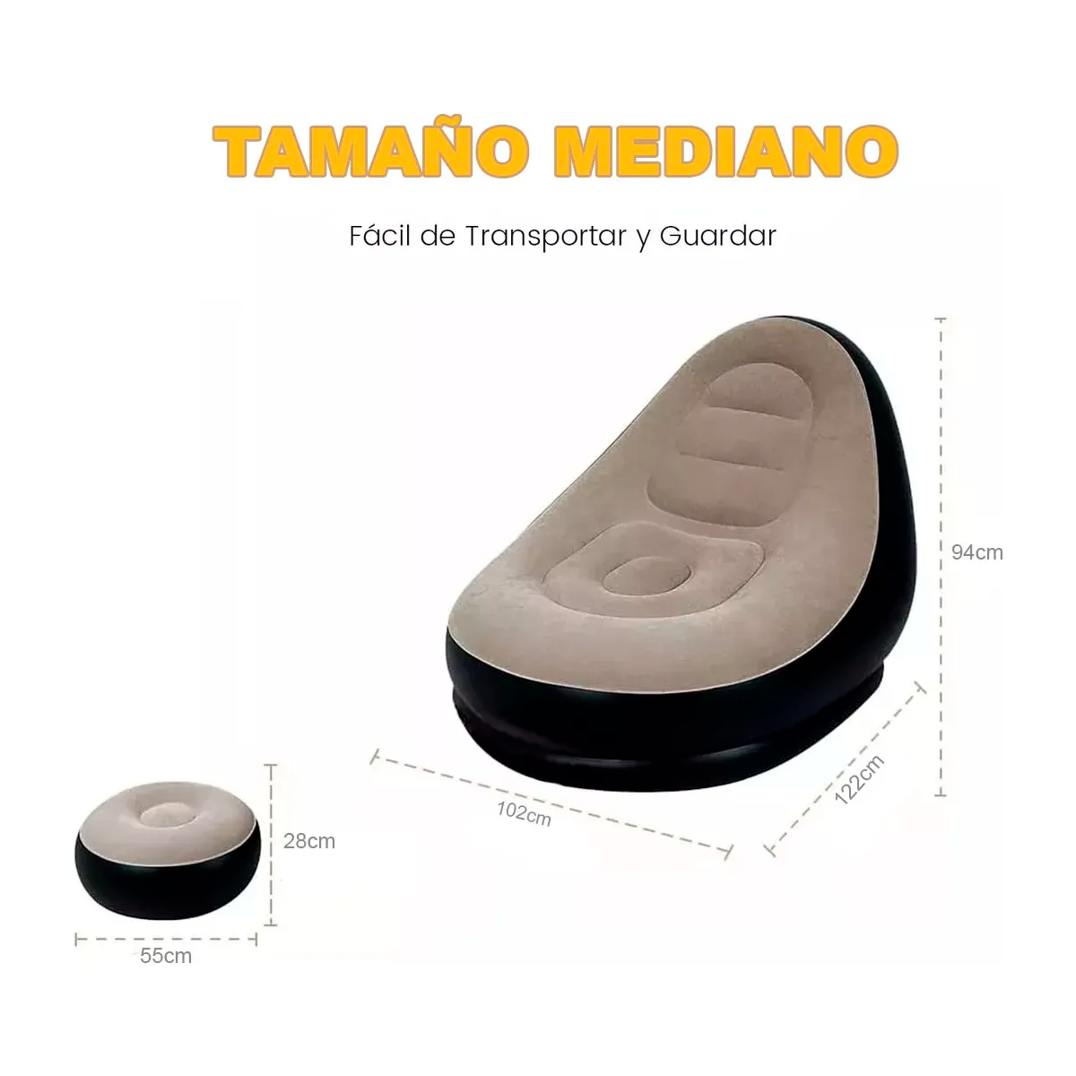 Foto 8 | Sillón Inflable Kimhi Portátil