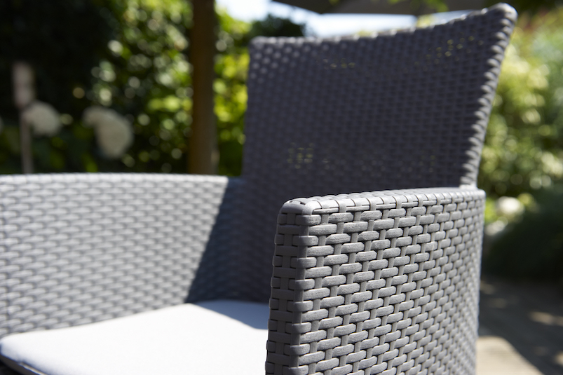 Foto 4 | Sillón Individual Keter Iowa Ratán Gris