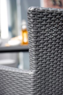 Foto 6 | Sillón Individual Keter Iowa Ratán Gris