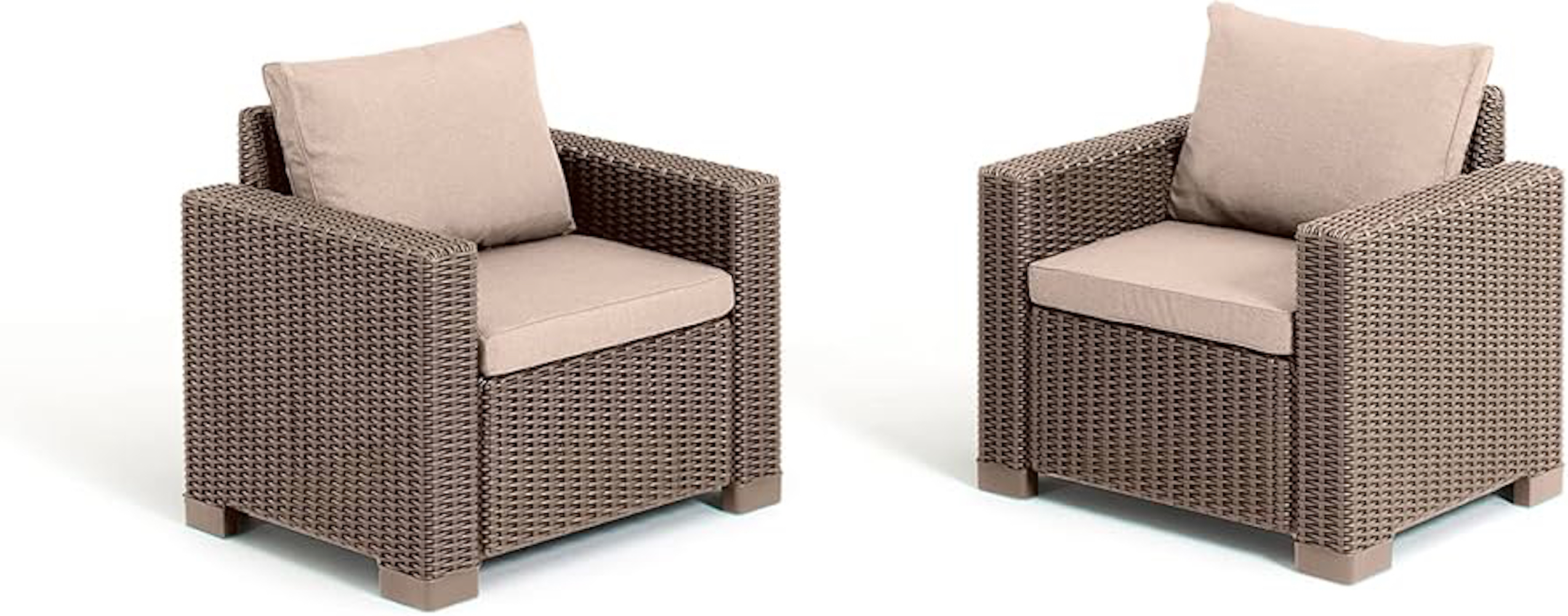 Foto 1 | Sillones para Exterior Marrones Keter California 2 Piezas