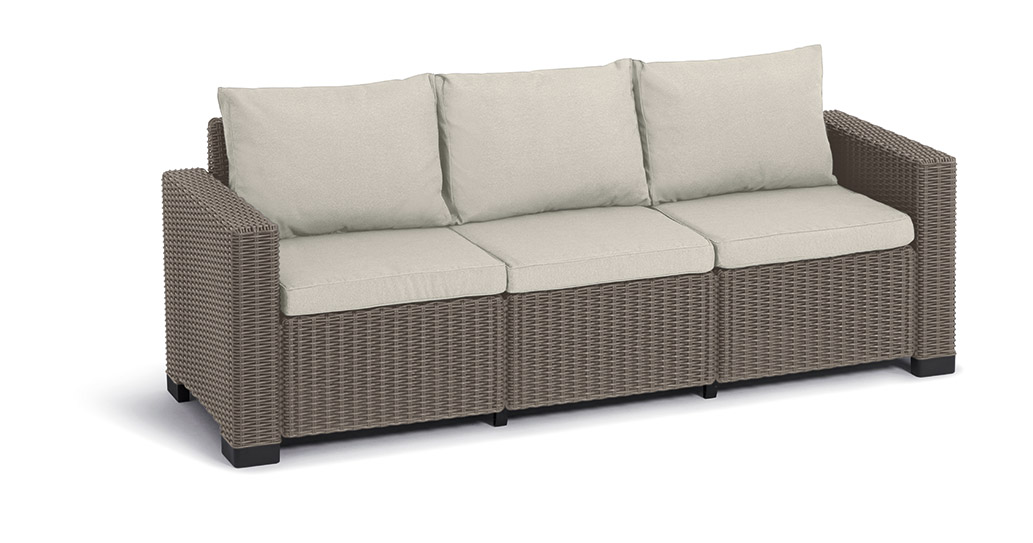Sillón de 3 Plazas Keter California Café