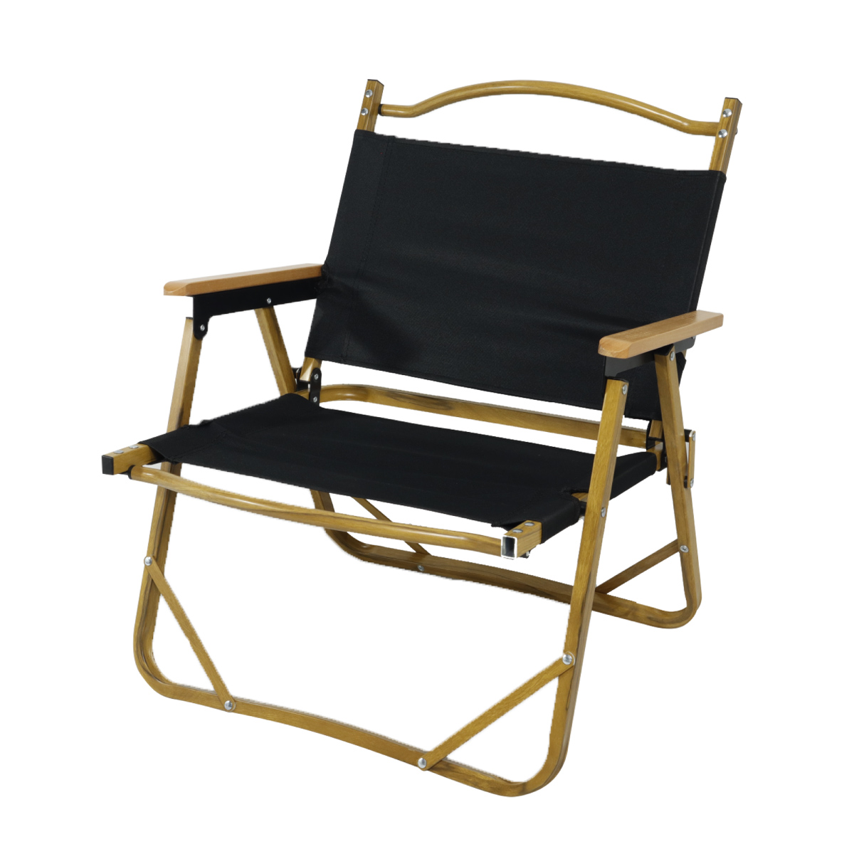 Foto 2 pulgar | Silla De Camping De Metal Plegable