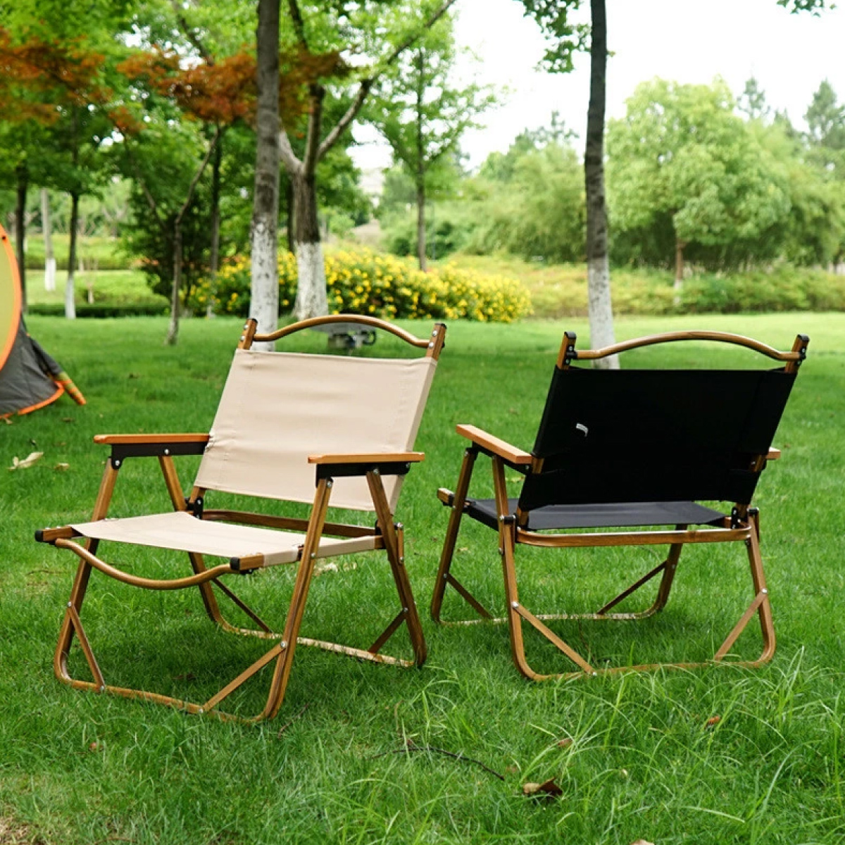 Foto 4 pulgar | Silla De Camping De Metal Plegable