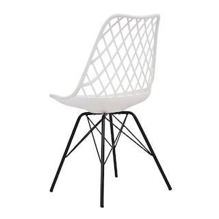 Foto 3 | Sillas EKE Life Home Modernas Pvc Blancas 4 Piezas
