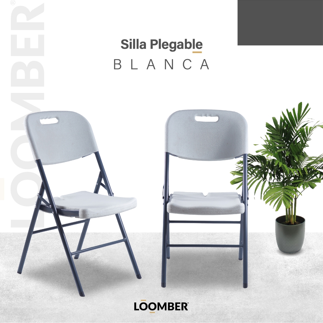 Foto 3 pulgar | Set de 4 Sillas Plegables Blancas para Eventos y Reuniones