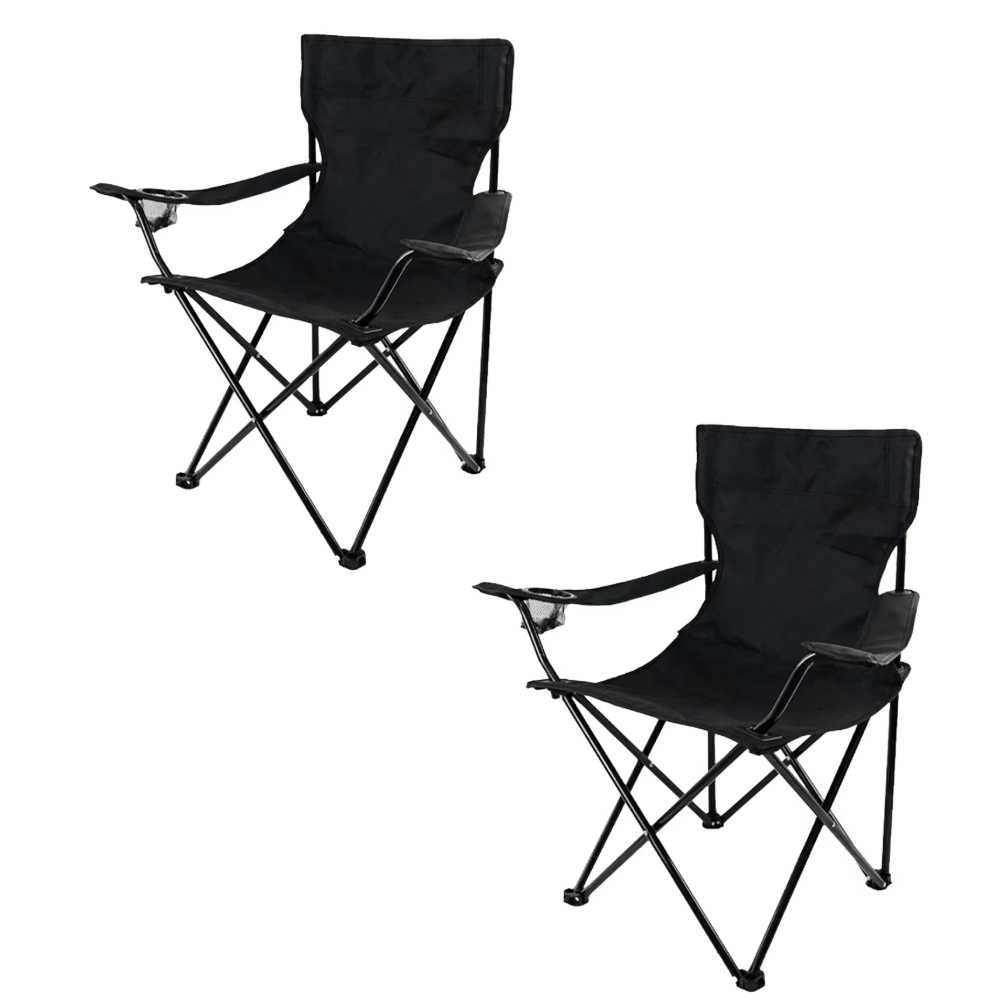 Silla para Acampar Plegable Portátil Tipo Coleman