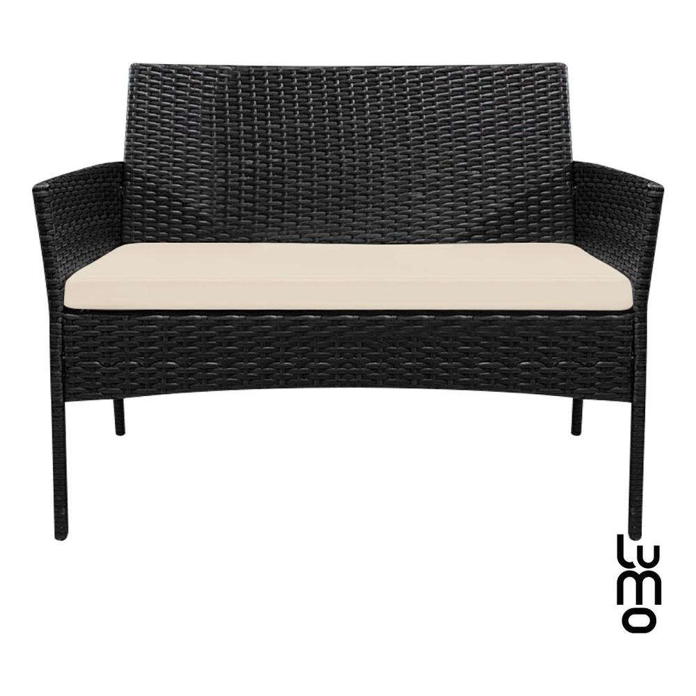 Foto 6 | Juego De Sala 8 Piezas Jardin Exterior Tipo Rattan + Cojines