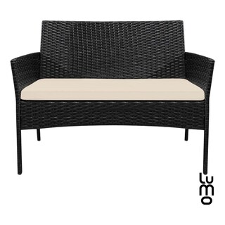 Foto 6 | Juego De Sala 8 Piezas Jardin Exterior Tipo Rattan + Cojines